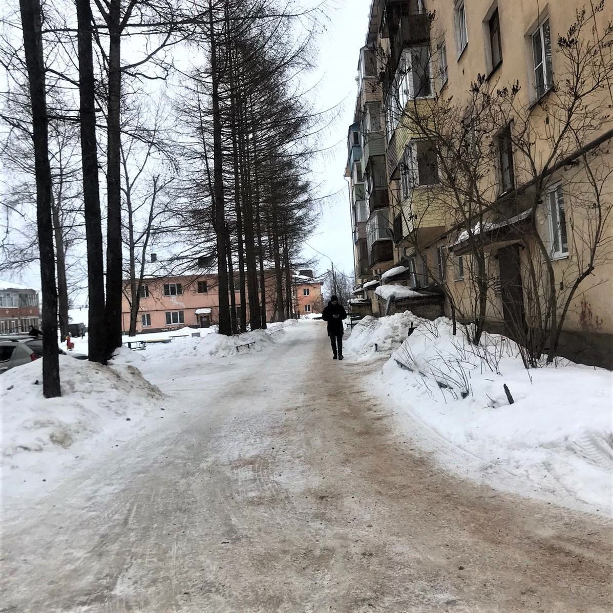 Проверка зимнего содержания дворов в Грязовце.