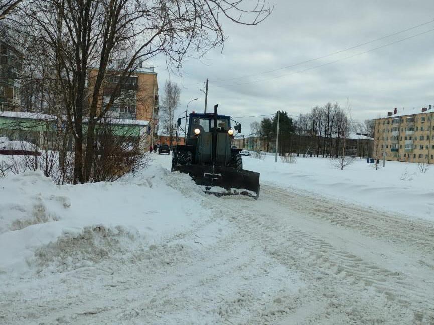 Уборка снега.