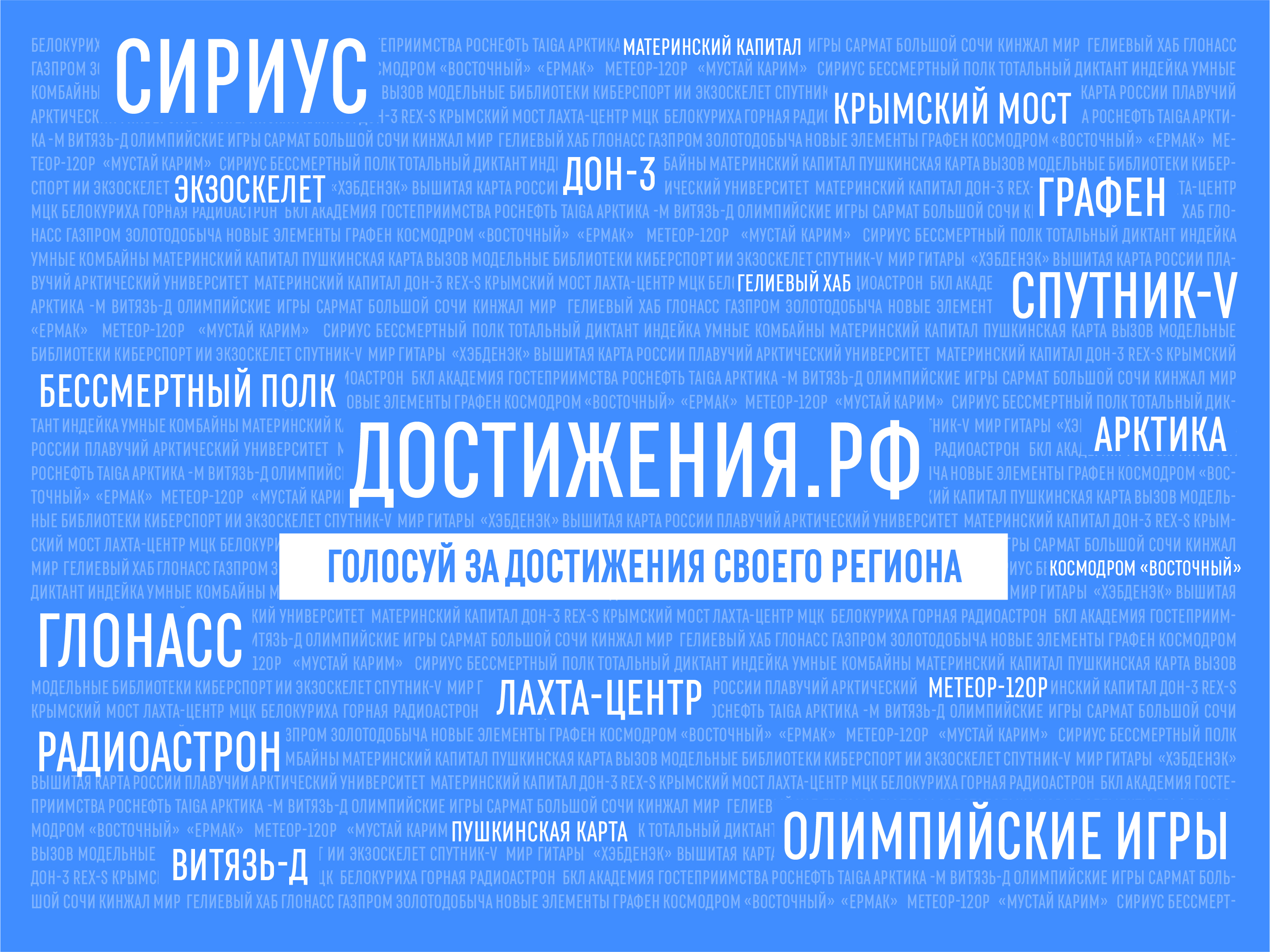 Вологжане активно голосуют за достижения своего региона на всероссийском портале ДОСТИЖЕНИЯ.РФ.