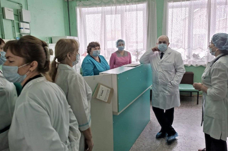 Визит начальника Департамента здравоохранения Вологодской области. Визит начальника Департамента здравоохранения Вологодской области.